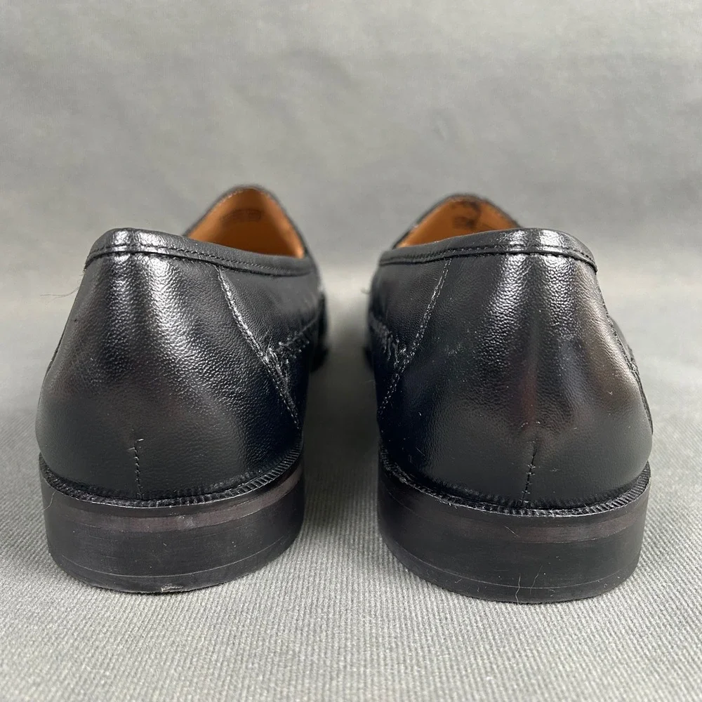 Florsheim Pica Mens Black‎ Croc Embossed Leather Tassel Loafers Dress Shoes 13D